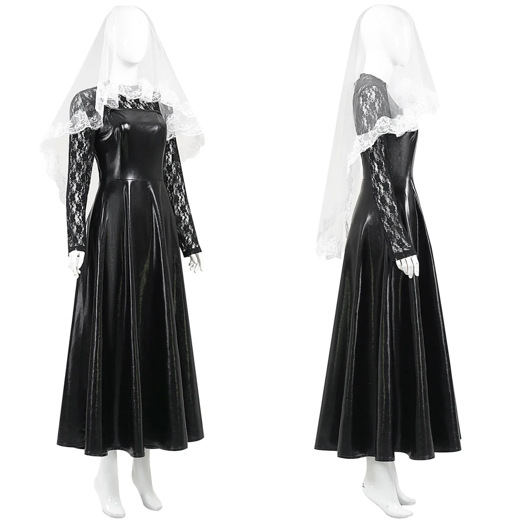 Osaragi Cosplay Anime Sakamoto Days Costume Wig Dress Veil Coat Outfit Women Assassin Shishiba Halloween Carnival Full Set