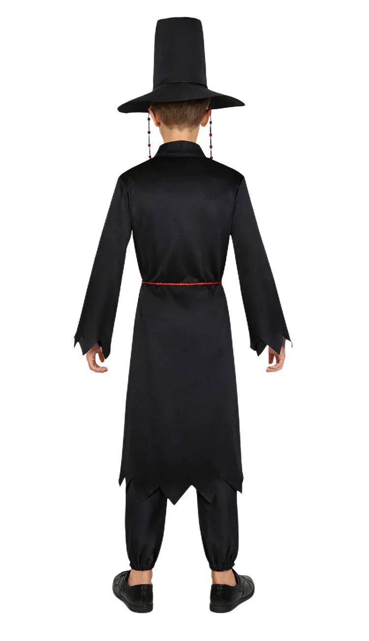 Anime Movie Boys Role Play Props Party Cosplay Set for K-POP: Demon Hunters Boys Jinu Halloween Party Cosplay Costume Outfit