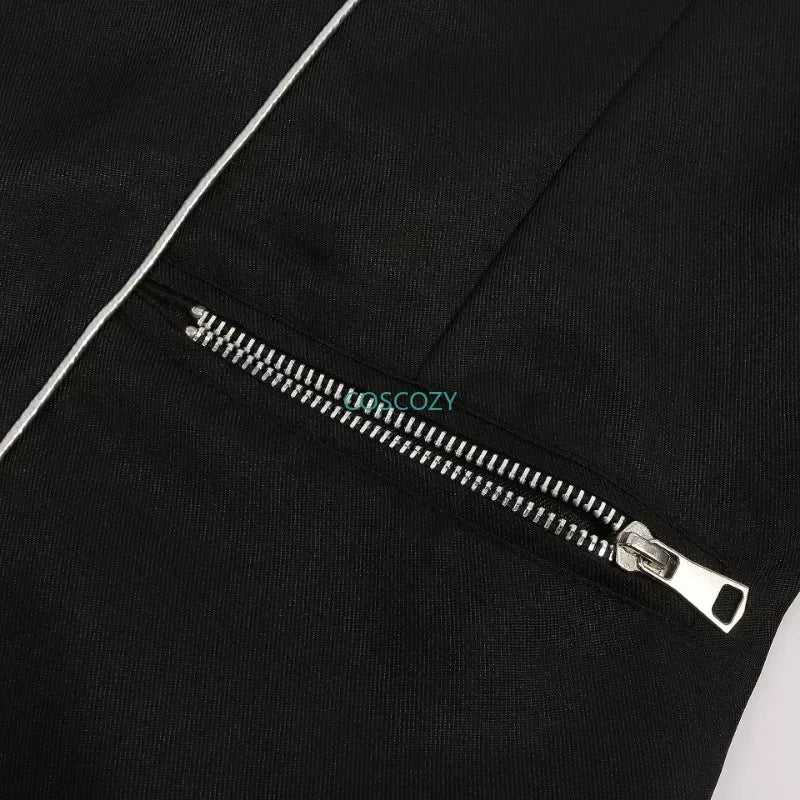 New Game P3 Makoto Yuki Cosplay Costume Wig Gekkoukan High School Uniform Embroidery Black Suit Pants Shirt Daily Wearing Gifts