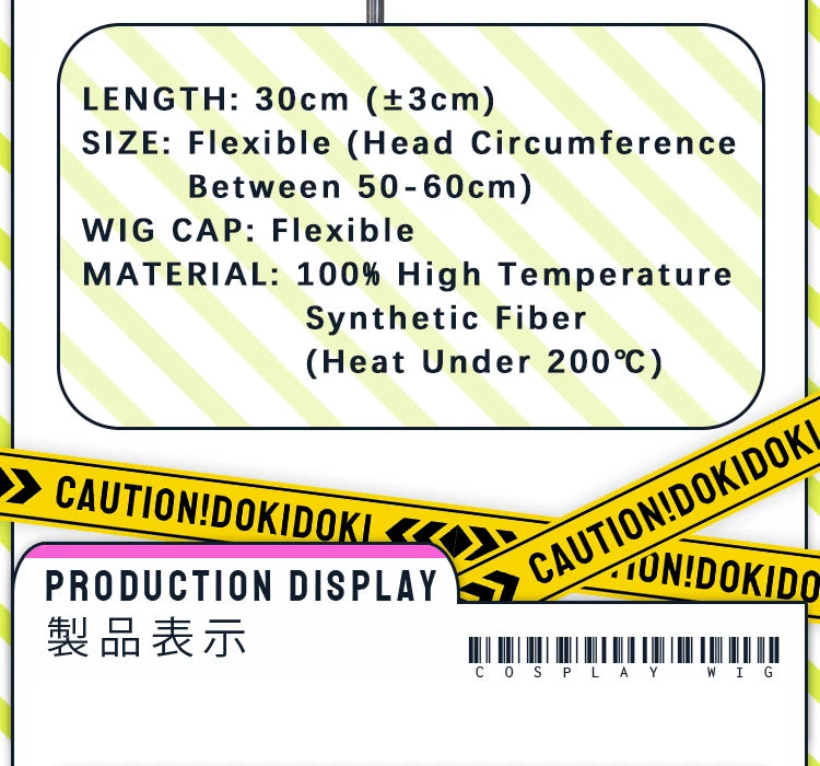 IN STOCK Maelle Gustave Lune Vierso Sciel Wig Game Clair Obscur:Expedition 33 Cosplay DokiDoki Hair Maelle Halloween Free Cap