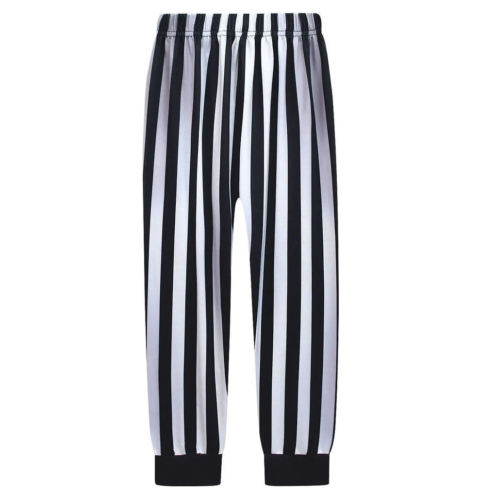 Halloween Lydia Red Horror Ghost Bride Cosplay Dress for Girls boys B-Beetle Juice 2 Black White Pattern Role Playing Costumes