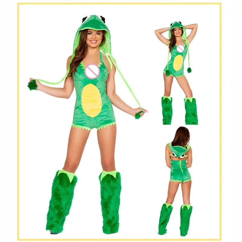 Anime Rabbit Fox CatwomanFancy Dress Carnival Party Stage Performance Dress Up Women Sexy Furry Cartoon Animal Cosplay Costumes