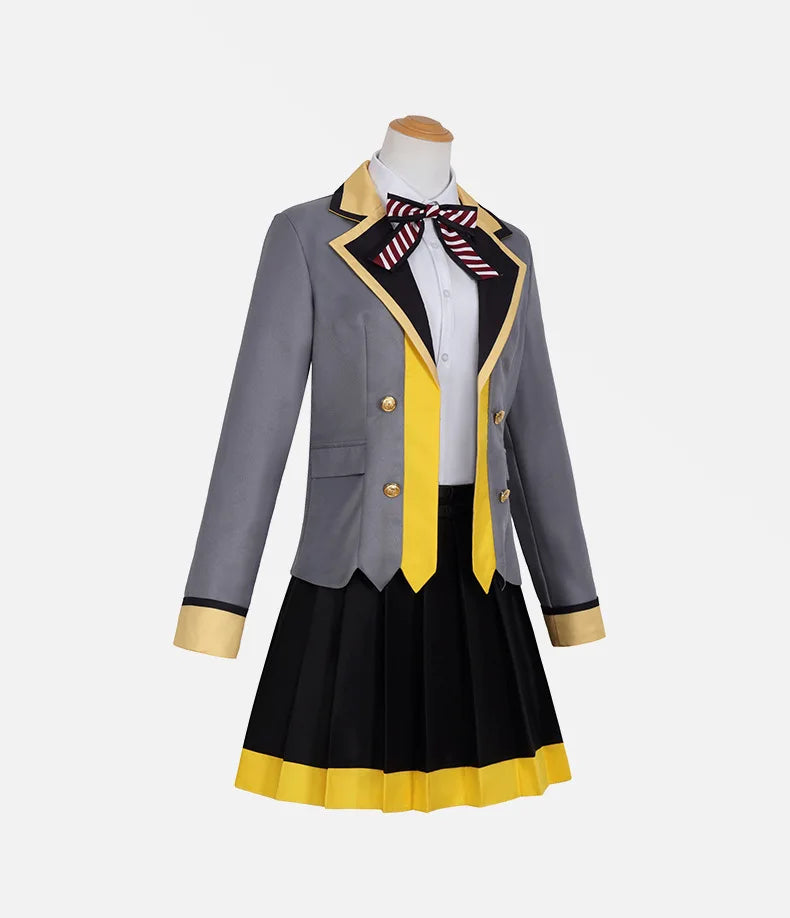ANIMECC in Stock S-3XL Tenma Saki Hoshino Ichika Hinomori Shiho Mochizuki Honami Cosplay School Outfit Wig Halloween for Women