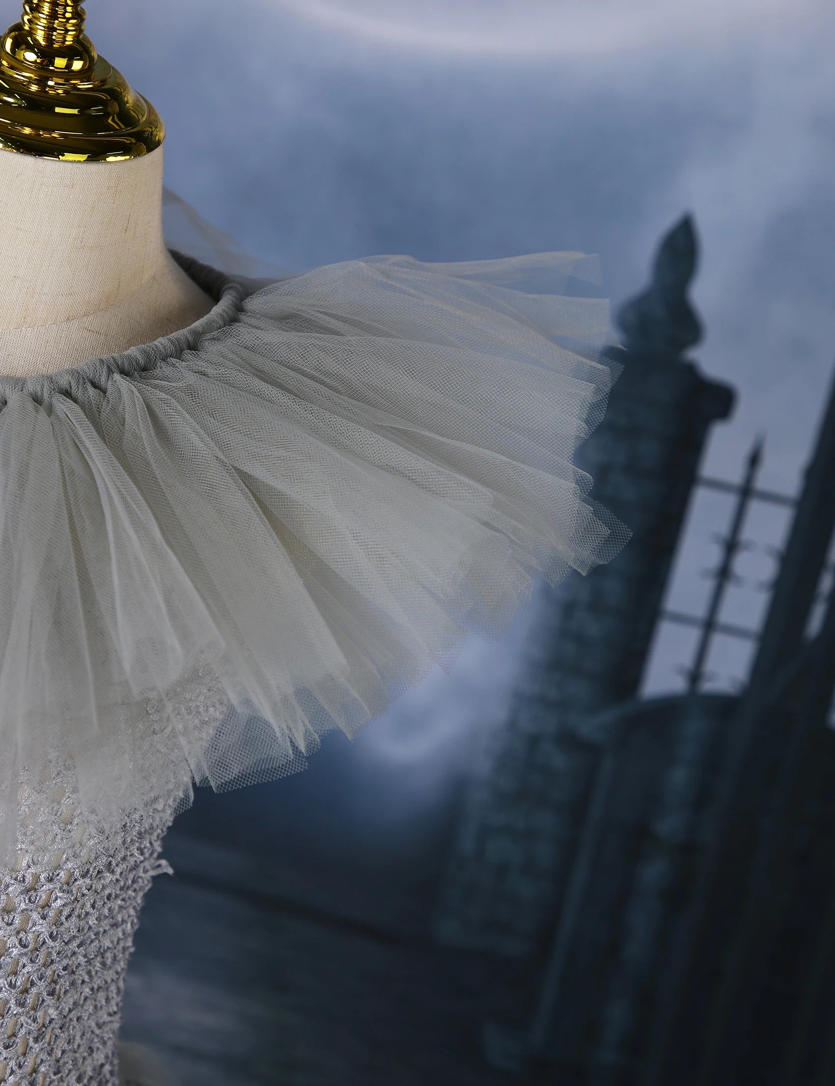 Gray Joker Girls Halloween LED Light Up Costume Tutu Dress Creepy Clown Kids Tulle Dress Carnival Party Cosplay Clothing 2-12Y