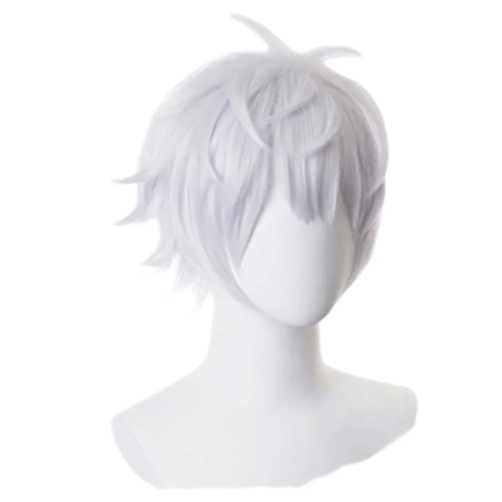 Gojo Satoru Cosplay Costumes pour hommes, Anime  iforme de lycée, Perruque trempée, Costume d'Halloween, Vêtements pour adultes