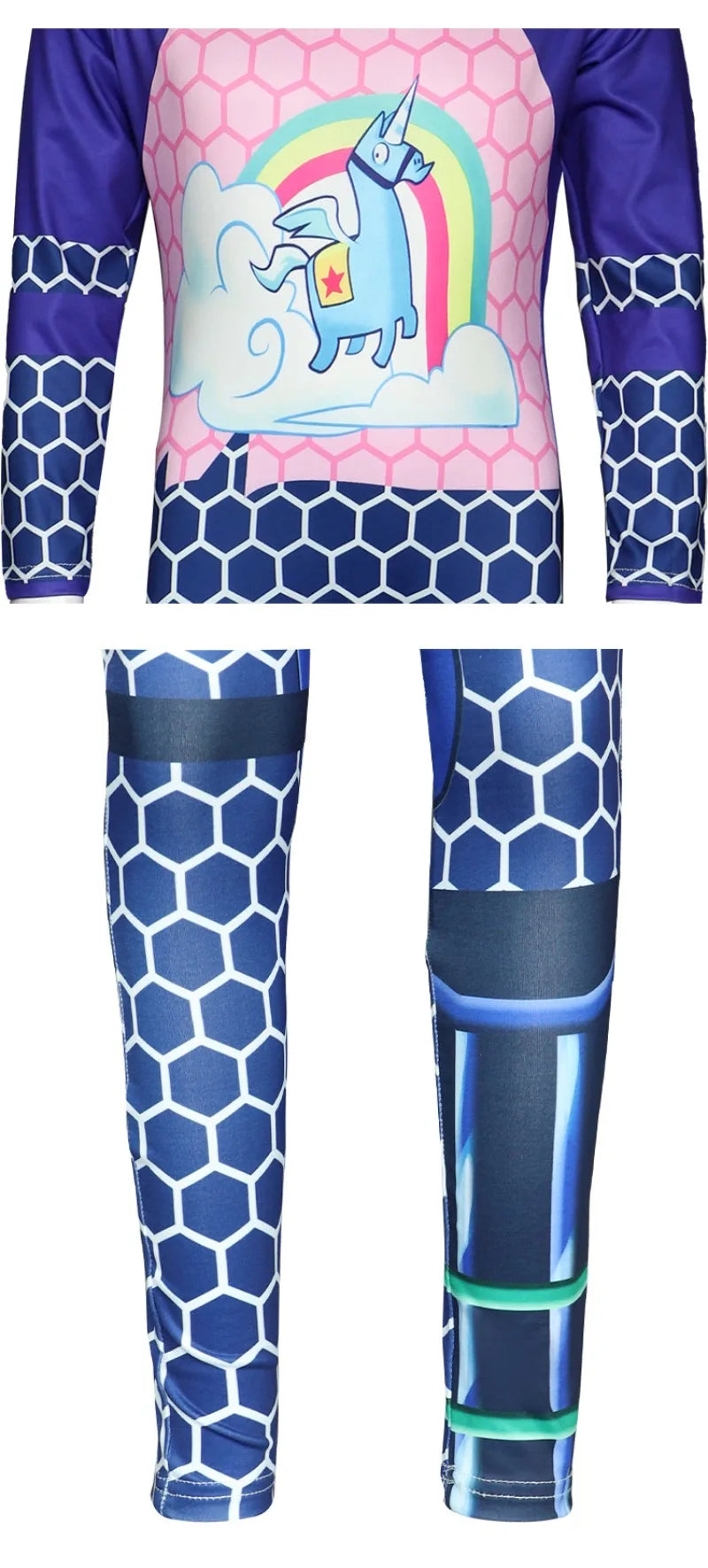 Game Skin Outfit Fortnites Cosplay Jumpsuit Fishstick Omega Knightfall Role Play Clothes Fancy Suit Hat for Carnival Party