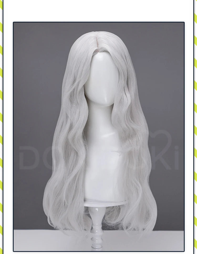 IN STOCK Maelle Gustave Lune Vierso Sciel Wig Game Clair Obscur:Expedition 33 Cosplay DokiDoki Hair Maelle Halloween Free Cap