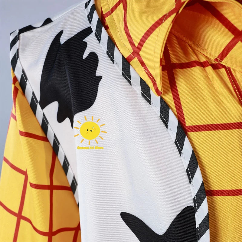 BEAST KINGDOM Anime Woody Jessie Cosplay Costume Toy Story Cosplay Cowboy Suit Woody Jessie Hat Halloween Party Cos Adult Unisex