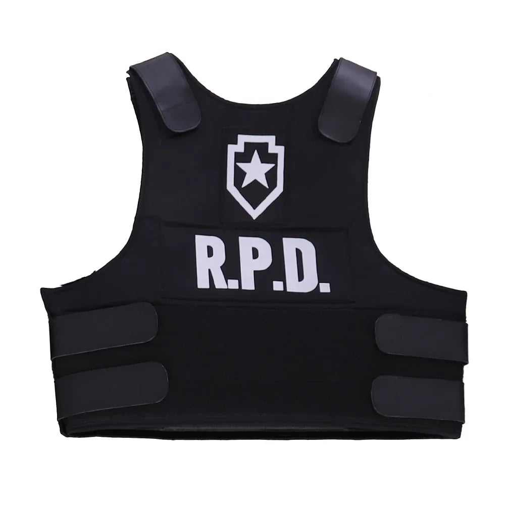 Resident 2 Cosplay Re Leon Scott Kennedy Cosplay Costume with Leon Vest Men Halloween Costumes Masqurade Comic Con Roleplay Suit