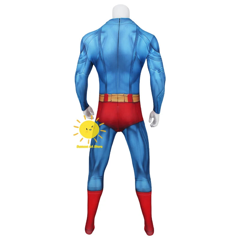 BEAST KINGDOM Superman 2025 Cosplay Kal-El Cosplay Costume An Inheritance Skintight Jumpsuit Cloak Movie Halloween Cos Adult Men