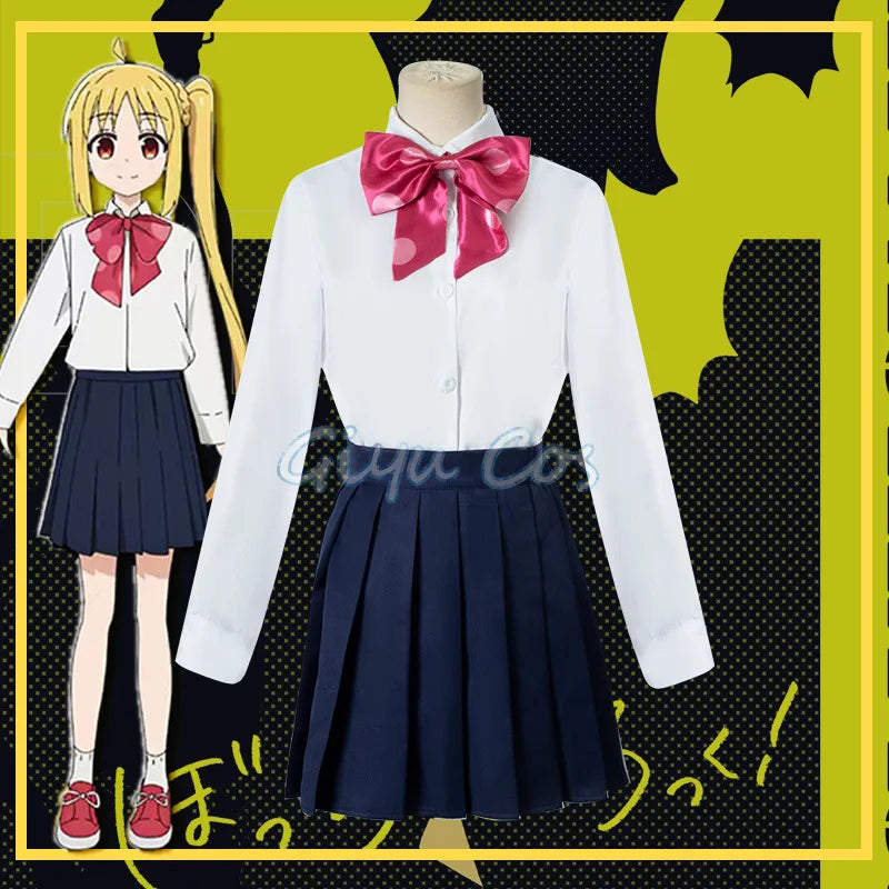 Yamada Ryo Kita Ikuyo Ijichi Nijika Gotoh Hitori Cosplay Costume BOCCHI THE ROCK! Adult Carnival Uniform Wig Anime Halloween