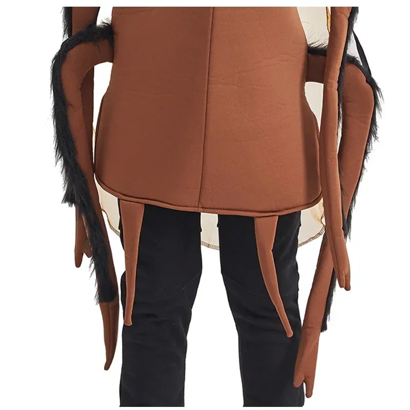 Eraspooky Funny Family Group Cosplay Carnival Cockroach Costume Adults Unisex Animal Jumpsuit Halloween Costume For Kids QW7622