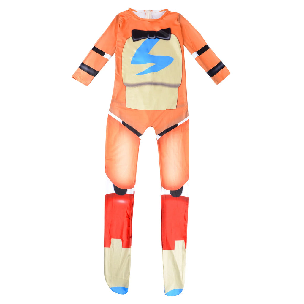 Kids Horrible Halloween Costume Five Nights Freddyed Jumpsuit Cosplay Nightmare Bonnie Fnaf Freddy Anime Christmas Gift for Kid