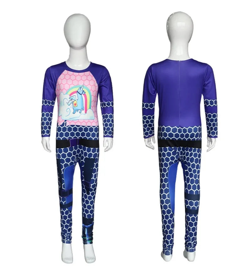 Game Skin Outfit Fortnites Cosplay Jumpsuit Fishstick Omega Knightfall Role Play Clothes Fancy Suit Hat for Carnival Party