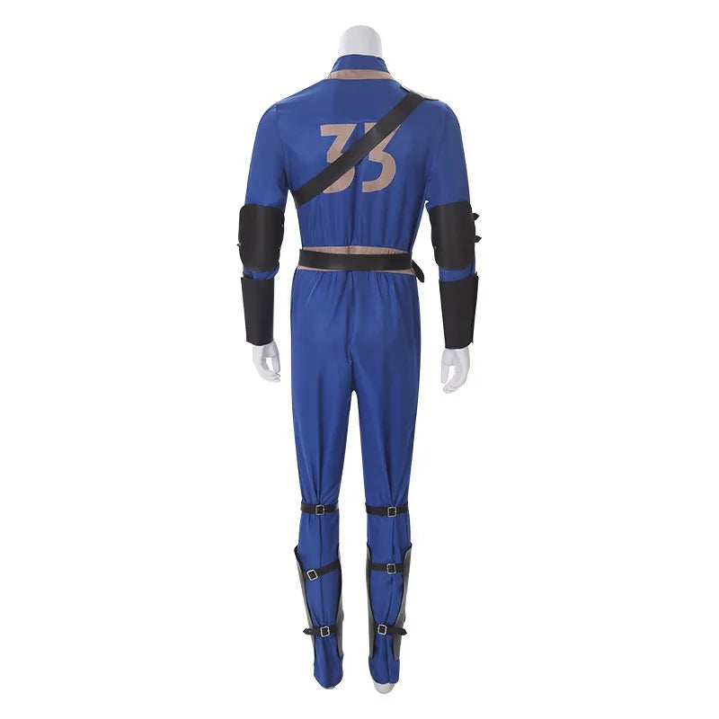Fall Cos Out Lucy Cosplay Costume Vault 33 Female Male Survivor Suit Jumpsuit Uniform Prop Kids Halloween Party Dress Women Men