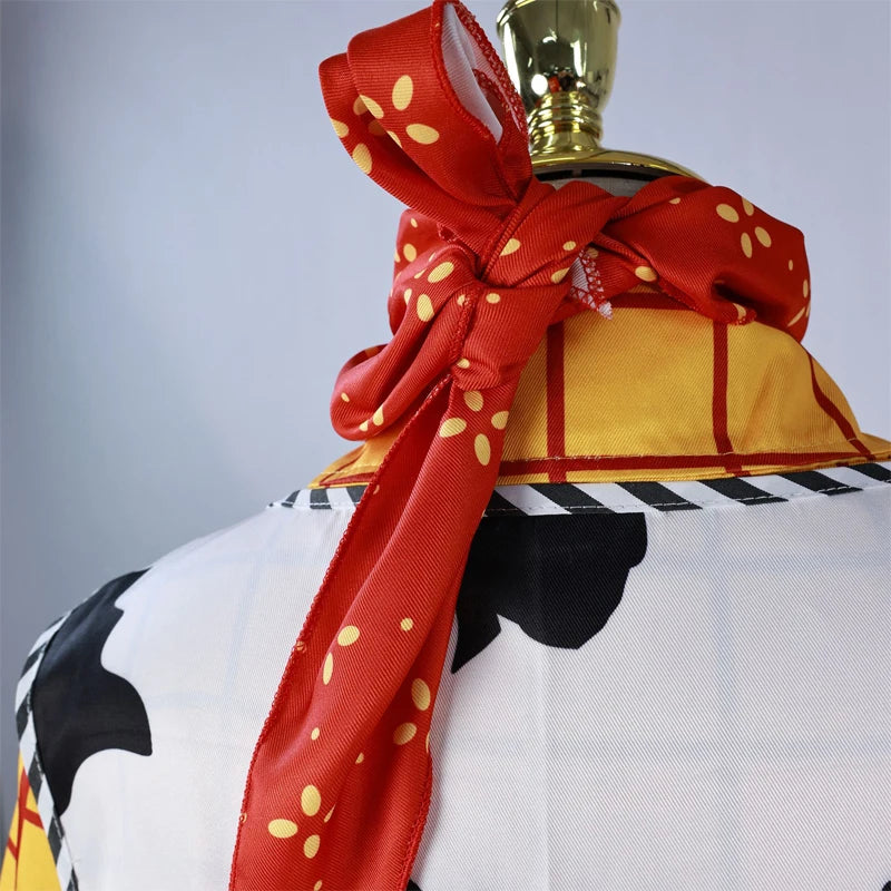 BEAST KINGDOM Anime Woody Jessie Cosplay Costume Toy Story Cosplay Cowboy Suit Woody Jessie Hat Halloween Party Cos Adult Unisex