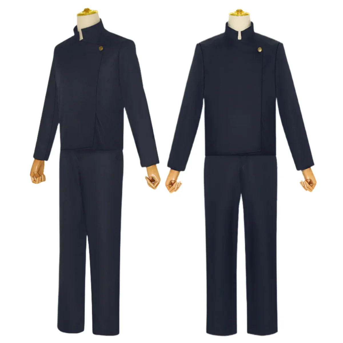 Gojo Satoru Cosplay Costumes pour hommes, Anime  iforme de lycée, Perruque trempée, Costume d'Halloween, Vêtements pour adultes