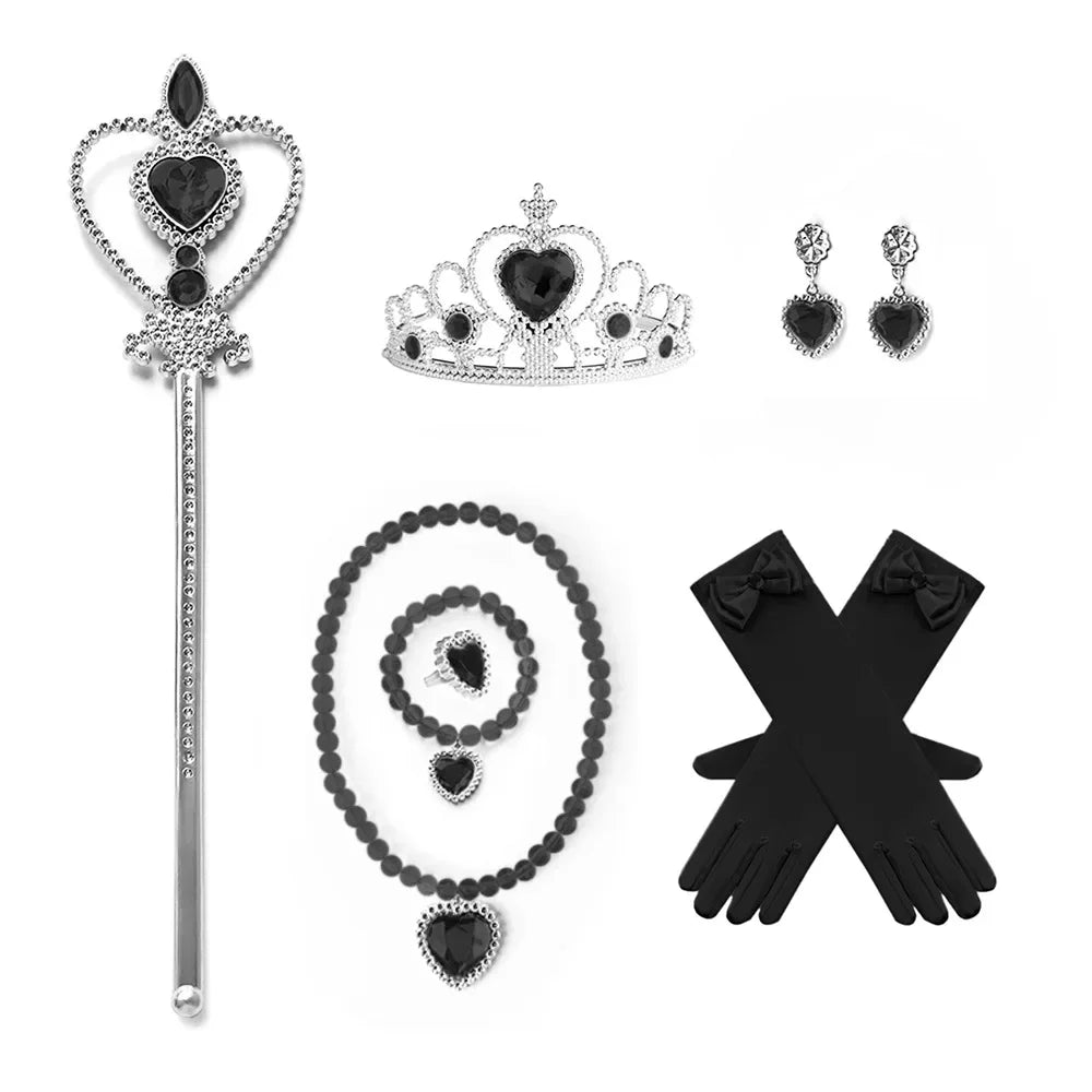 Halloween Girl With Cloak Witch Cosplay Party Dress Toddler Short Sleeve Spider Pattern Lace Tutu Knee Mesh Costume Dresses 1-5Y