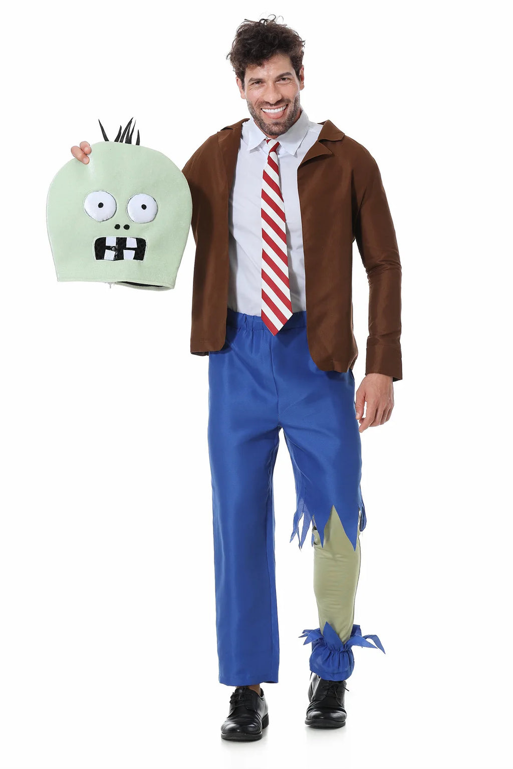 Adults Boys Halloween Cosplay Funny Game Zombies Novelty Costtume Mask Outfit Clothes Festival Carnival Dress Up Party Suit