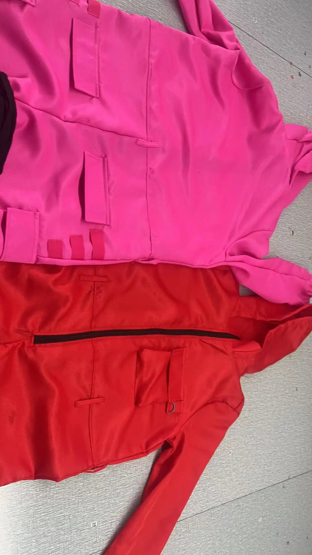 Calamari Game Guard Cosplay Costume Red Jumpsuit Outfit Adult KidsTeenagers Tracksuit Hooded Overall Belt Gloves Set Halloween