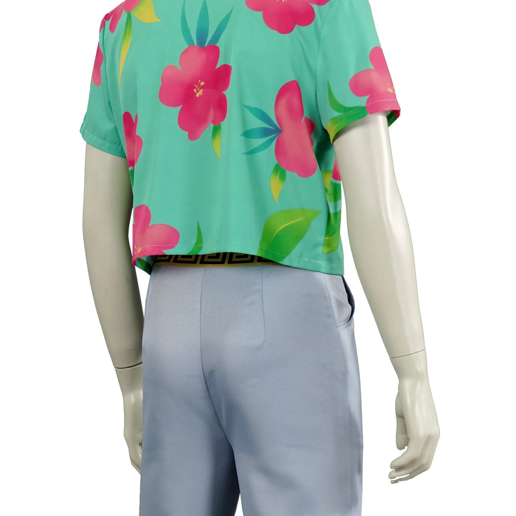 Demon Hunters Saja Boys Abby Cosplay Costume Wig Hat T Shirt TShirt Pants Men Kids Roleplay Outfit Halloween Carnival Suit