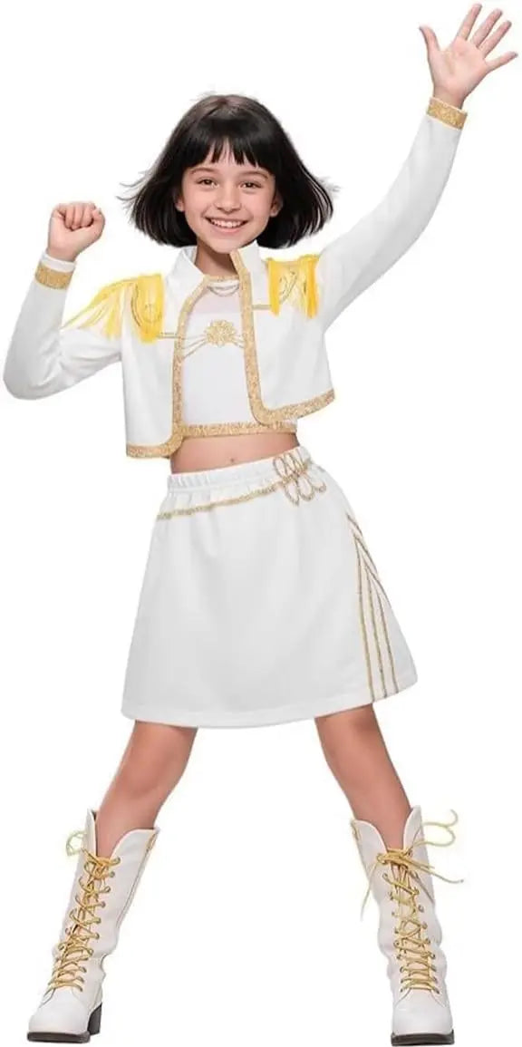 K-pop Hunters Cosplay Rumi Zoey Mira Hunt‘trix Dress Up Kpop Singer Costumes Kids for Pop Music Party