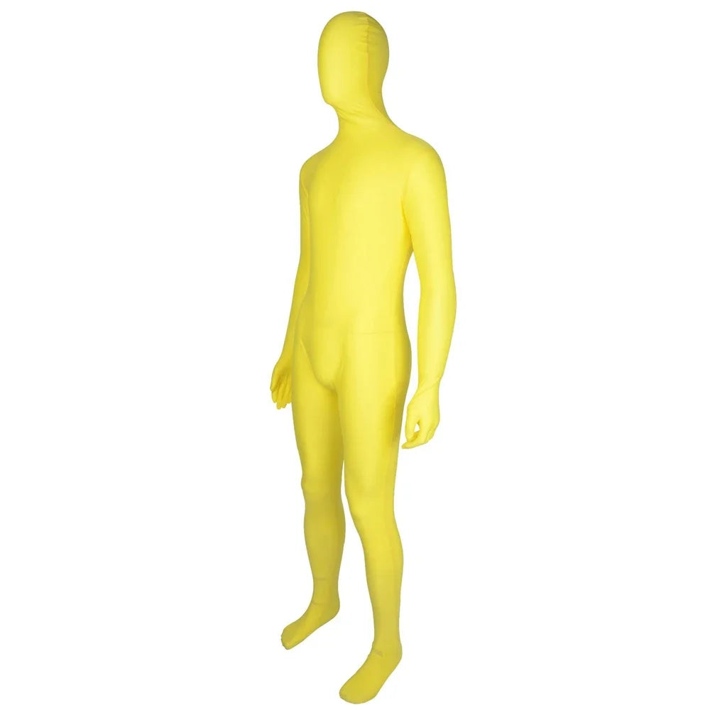 Dancing Full Body Zentai Adult Novelty Cosplay Costumes Spandex Black Suit Tight One Piece Catsuit Halloween Men Women Bodysuit