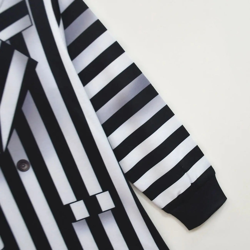 Halloween Lydia Red Horror Ghost Bride Cosplay Dress for Girls boys B-Beetle Juice 2 Black White Pattern Role Playing Costumes