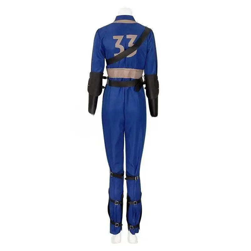 Fall Cos Out Lucy Cosplay Costume Vault 33 Female Male Survivor Suit Jumpsuit Uniform Prop Kids Halloween Party Dress Women Men