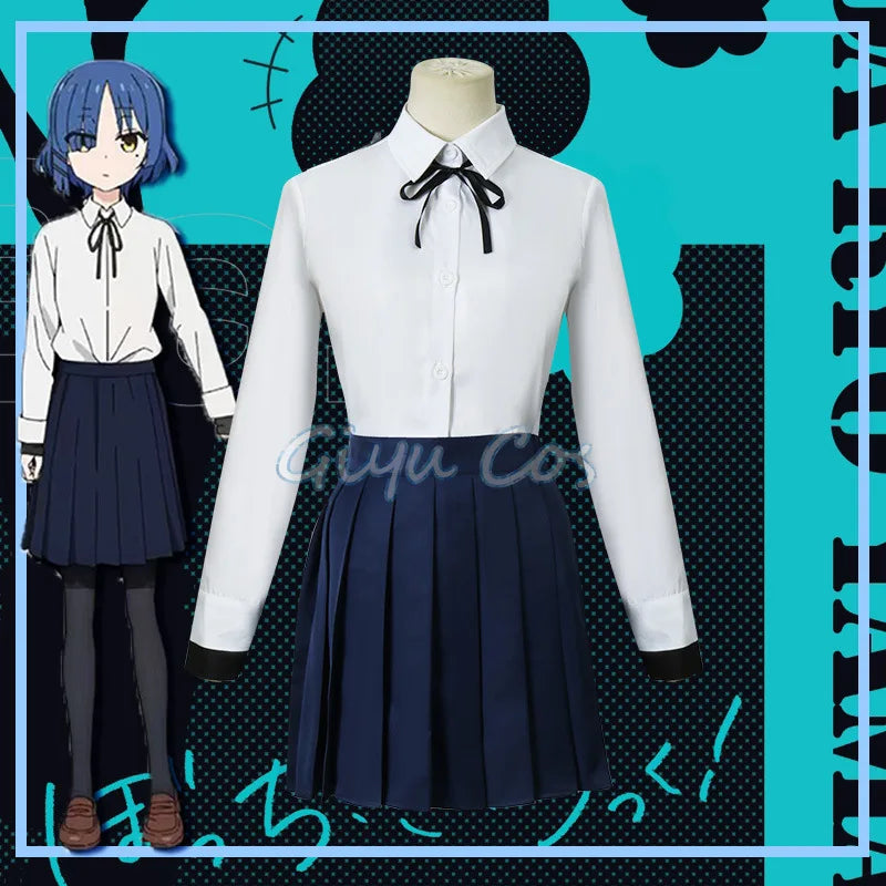 Yamada Ryo Kita Ikuyo Ijichi Nijika Gotoh Hitori Cosplay Costume BOCCHI THE ROCK! Adult Carnival Uniform Wig Anime Halloween