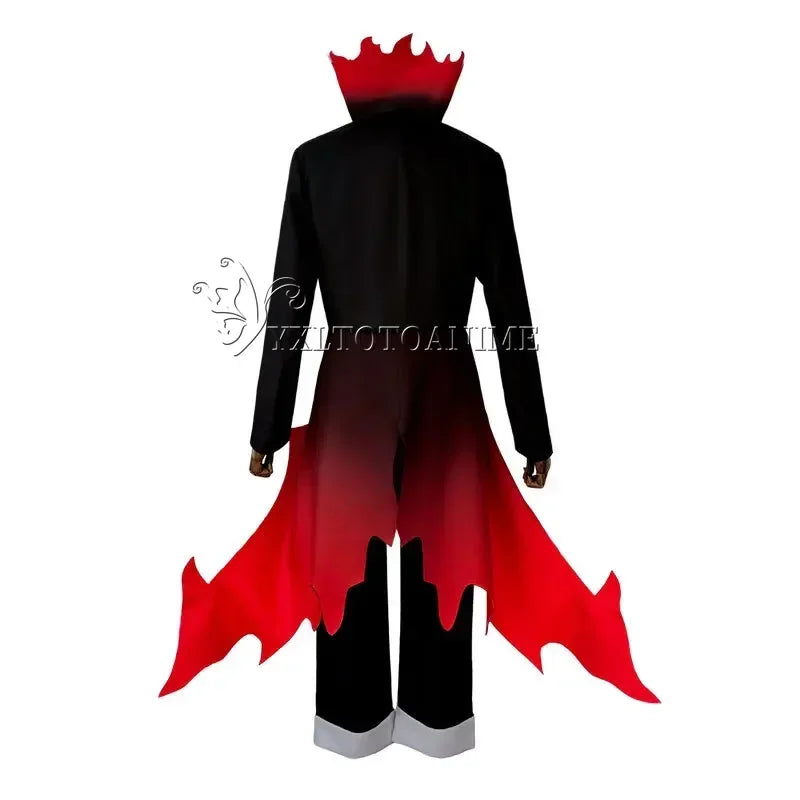 Dandadan Okarun Ken Takakura Cosplay Costume Wig Turbo Granny Powers Black Collar Uniform Curly Short Hair Halloween Party Suit