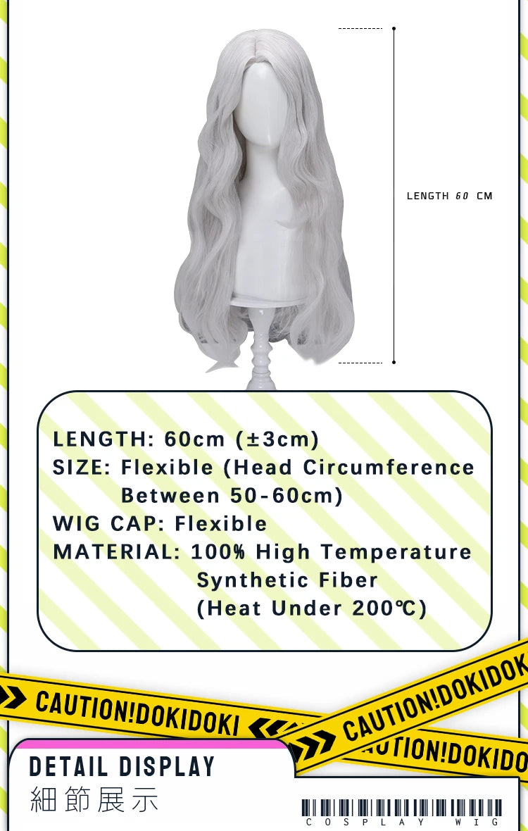 IN STOCK Maelle Gustave Lune Vierso Sciel Wig Game Clair Obscur:Expedition 33 Cosplay DokiDoki Hair Maelle Halloween Free Cap