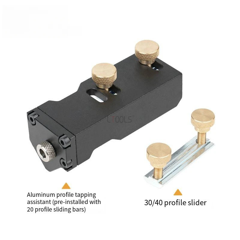 20/30/40 Aluminum Profiles Tapping Guide Professional DIY Household Adjustable Aluminum Profiles Threading Tool Hand Tools Set