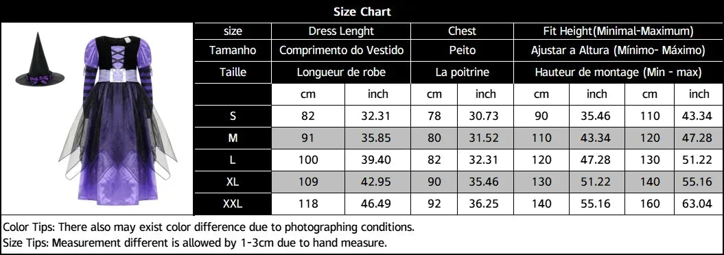 Halloween Vampire Costume for Kids Girls Devil Witch Gothic Ghost Bride Clothes Demon Bride Queen Cosplay Carnival Party Dresses