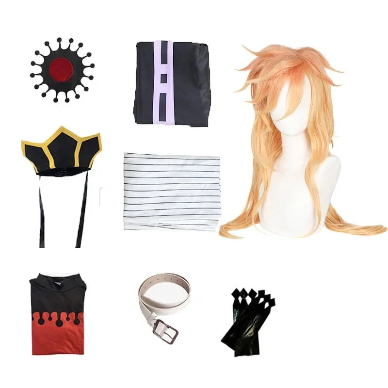 Anime Demon Slayer Douma Cosplay Costume Wig Fan Kimetsu No Yaiba Douma Cosplay Kimono Outfit Halloween Costumes for Men Women