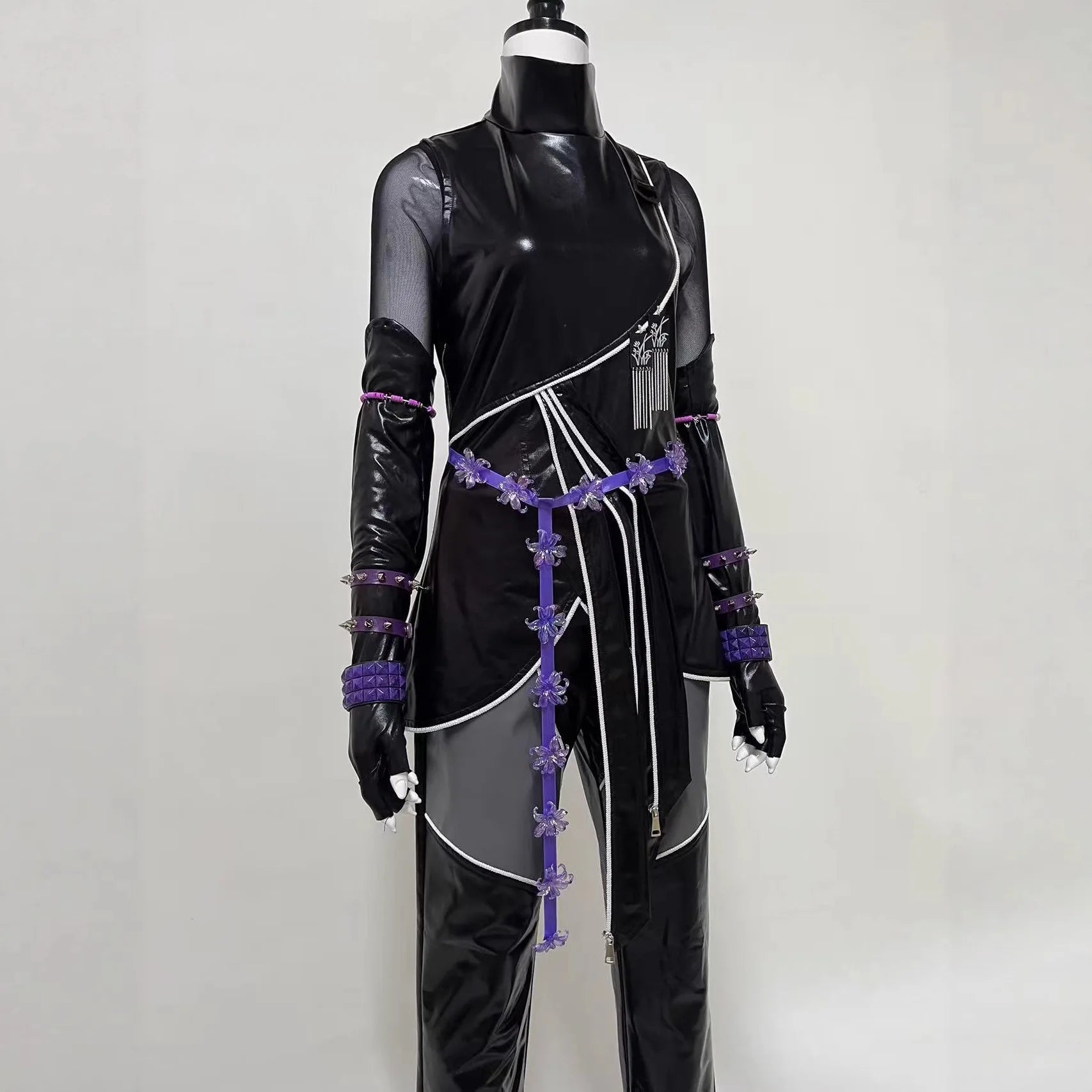 Anime KPOP Huntrix Mira Rumi Zoey Cosplay Kids Costume Wig KPop Demon Hunters Uniform For Women Girls Halloween  Party Props