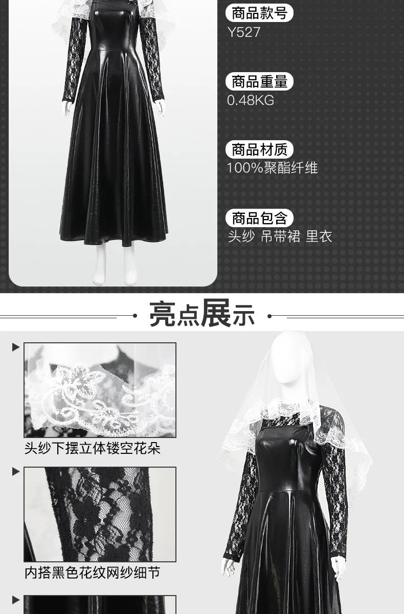 Osaragi Cosplay Anime Sakamoto Days Costume Wig Dress Veil Coat Outfit Women Assassin Shishiba Halloween Carnival Full Set