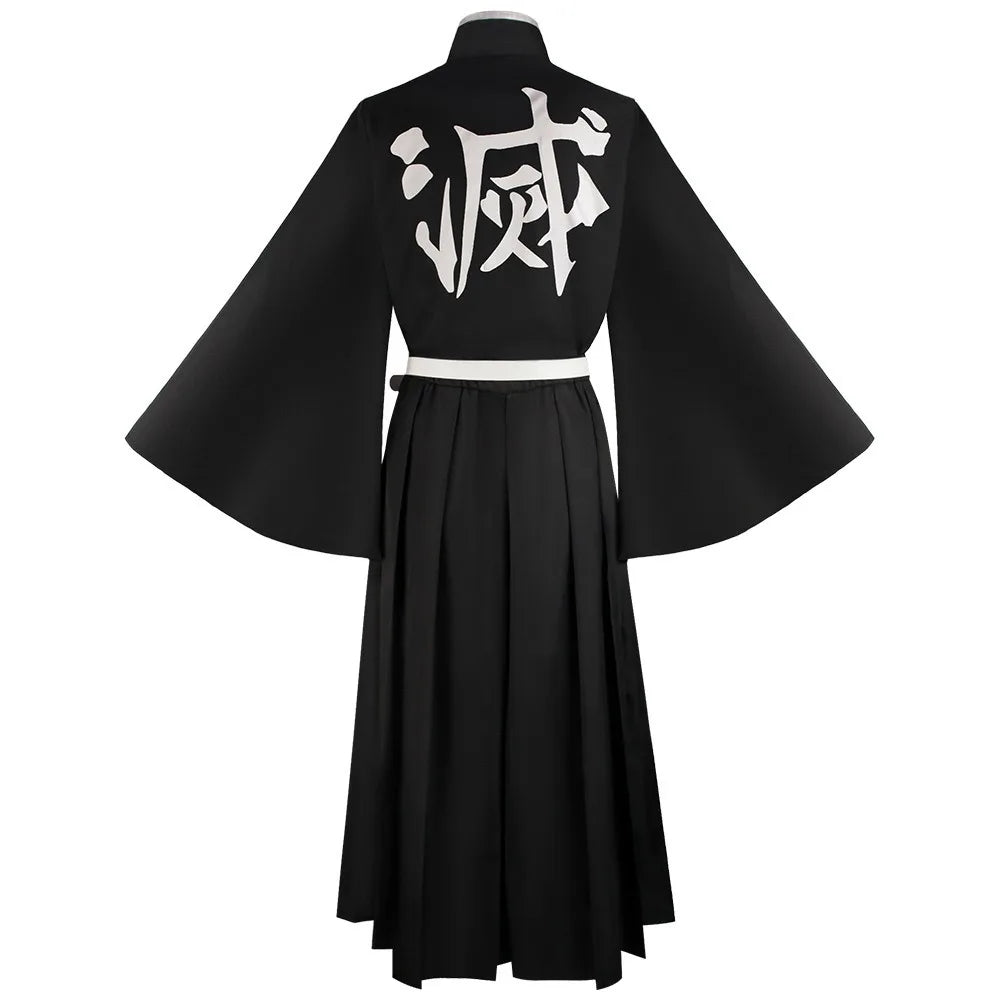 Aime Tokitou Muichirou Cosplay Costume Demon Slayer Cosplay Kimetsu No Yaiba Kisatsutai Uniform Wig Halloween Costume for Woman