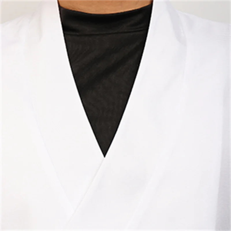 DAZCOS Ryomen Sukuna Costume White Kung Fu Suit with Tattoo Stickers Ryomen Sukuna as Megumi Showdown Cosplay Costume Full Set