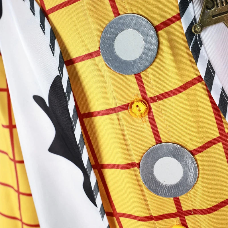 BEAST KINGDOM Anime Woody Jessie Cosplay Costume Toy Story Cosplay Cowboy Suit Woody Jessie Hat Halloween Party Cos Adult Unisex