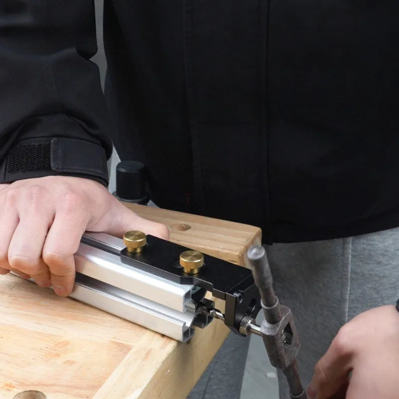 20/30/40 Aluminum Profiles Tapping Guide Professional DIY Household Adjustable Aluminum Profiles Threading Tool Hand Tools Set