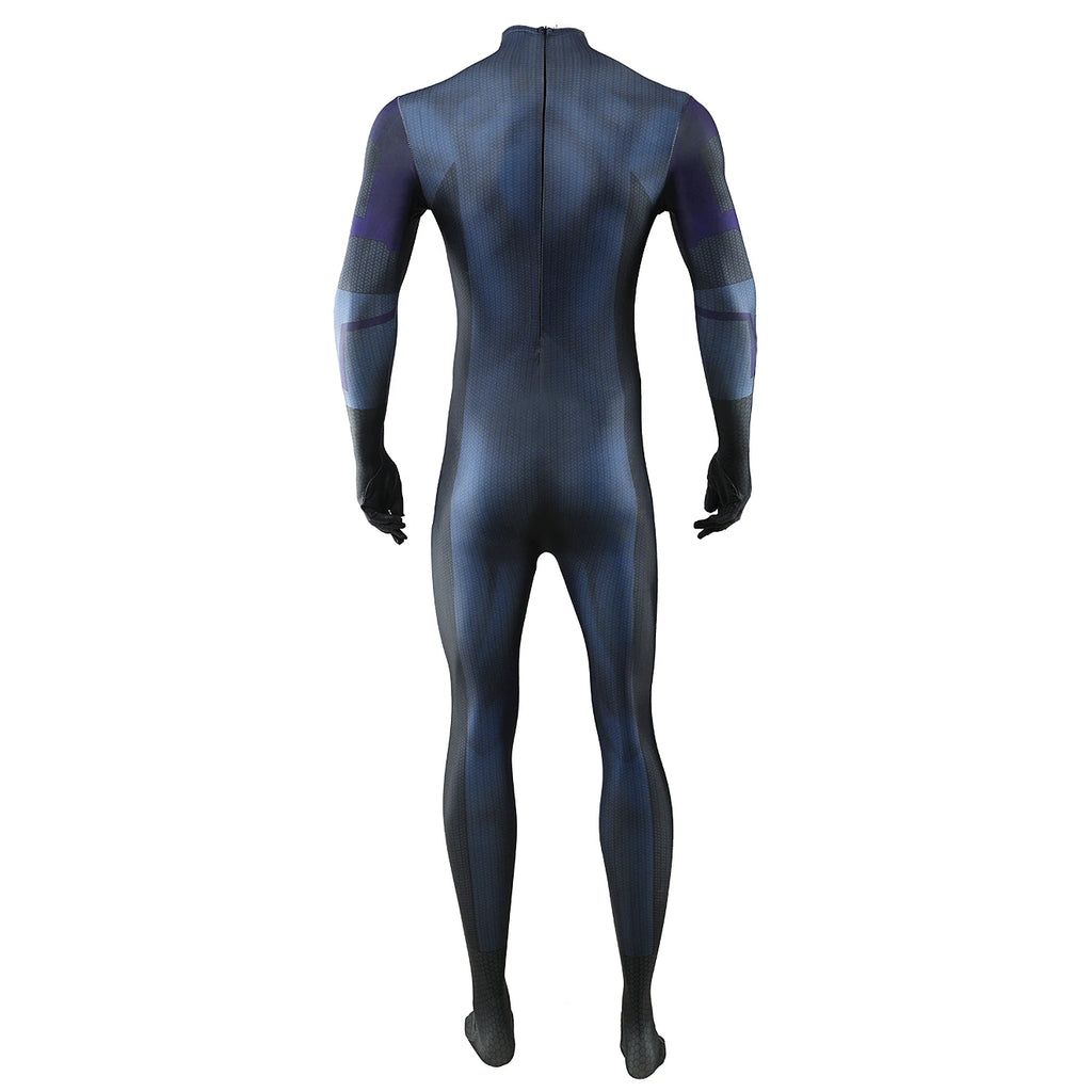 Nightwing Cosplay Costume Spandex Halloween Adults Kids Girls Woman Ladys Superhero Zentai Men Boys Male Bodysuit