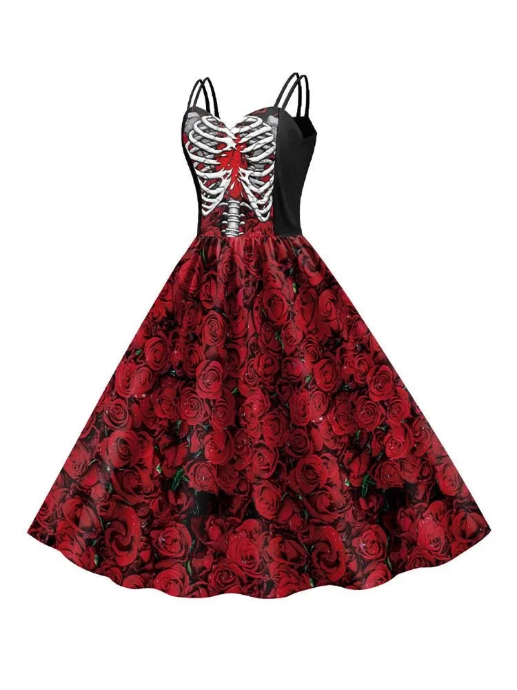 Halloween Costume for Kids Fantasy Vampire Costume Girls Long Tutu Dress Ghost Bride Cosplay Costume Carnival Party Clothes