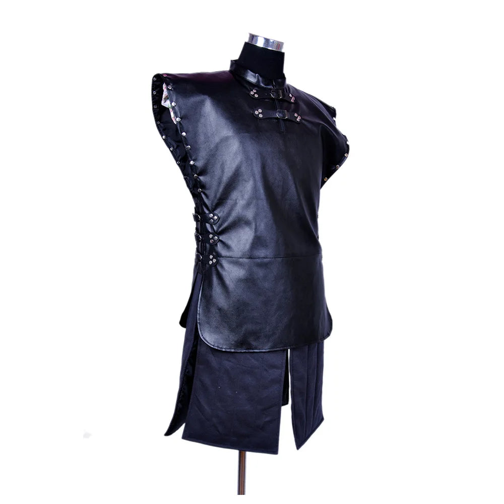 Men's Halloween Cosplay Cartoon Adult Costumes Ice and Fire Song of Power Carnival Party Jon Snow Cos Anime Clothing Boy's Gifts