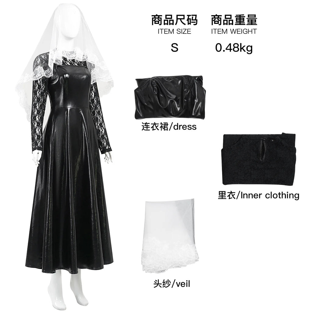 Osaragi Cosplay Anime Sakamoto Days Costume Wig Dress Veil Coat Outfit Women Assassin Shishiba Halloween Carnival Full Set