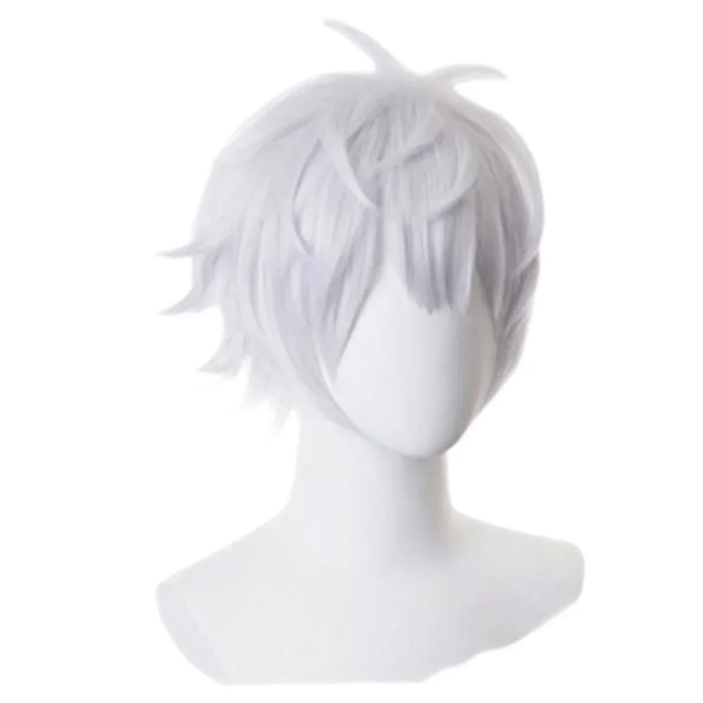 Gojo Satoru Cosplay Costumes pour hommes, Anime  iforme de lycée, Perruque trempée, Costume d'Halloween, Vêtements pour adultes