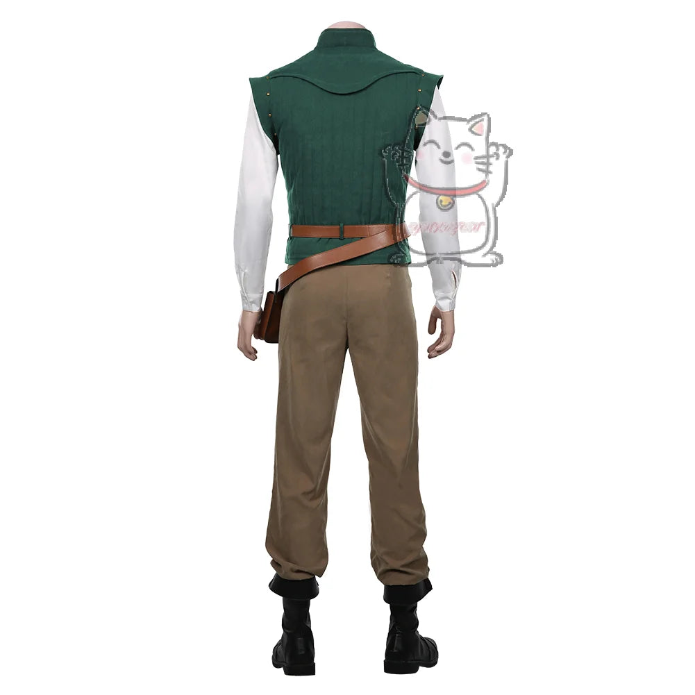 Role playing rider fantasy costume Halloween carnival costume hot lettuce prince Flynn Ryder cosplay costume party dress