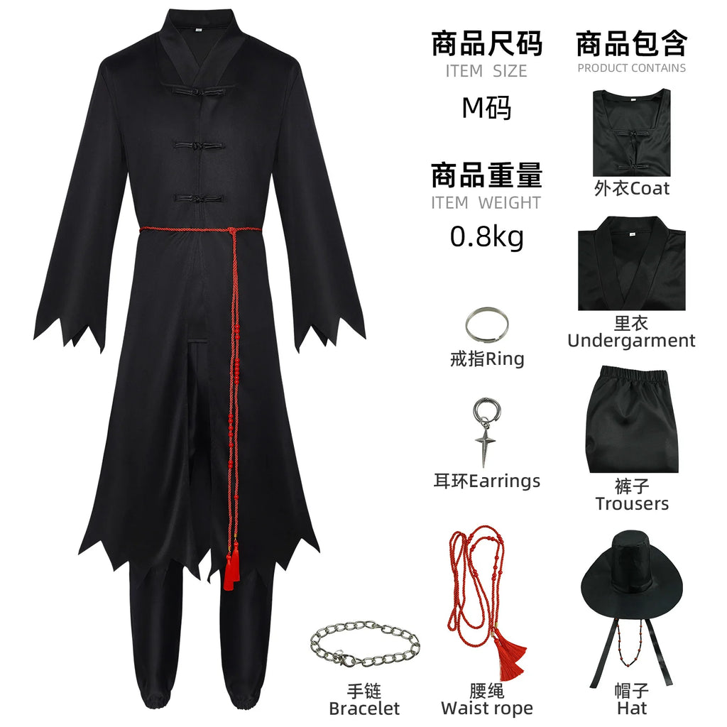 Anime Movie Boys Role Play Props Party Cosplay Set for K-POP: Demon Hunters Boys Jinu Halloween Party Cosplay Costume Outfit