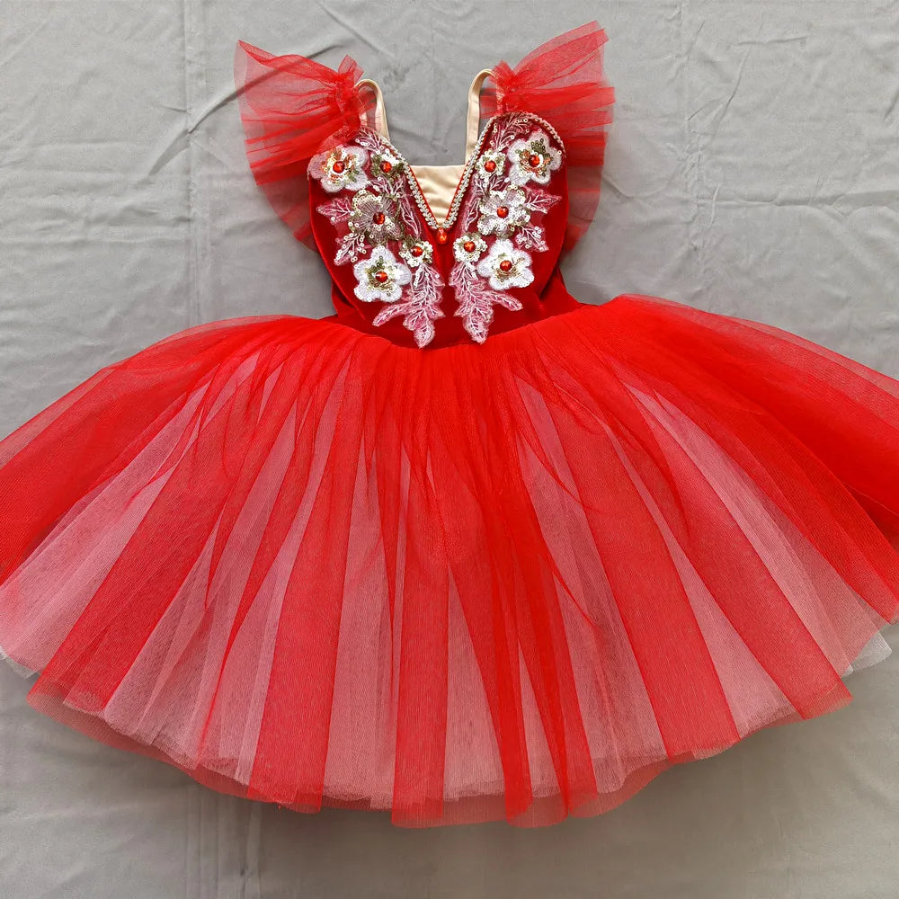 Children's ballet skirt girls dance skirt children's program collective performance costumes dance performance costumes