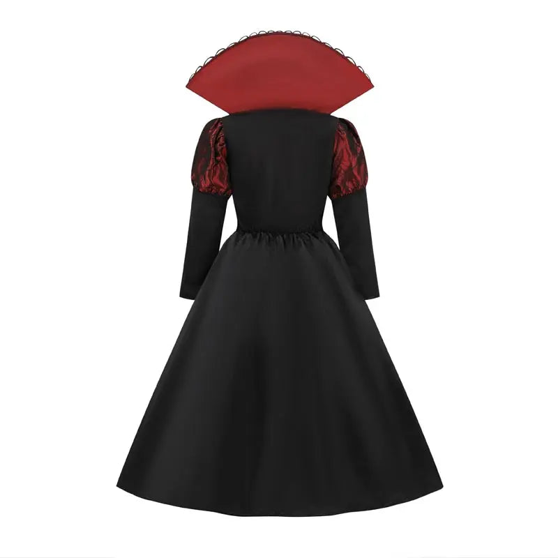 Girls Halloween Ghost Bride Costume  Vampire Dress Up Child Evil Terror Vampiress Role Play Carnival Party Cosplay  Outfits
